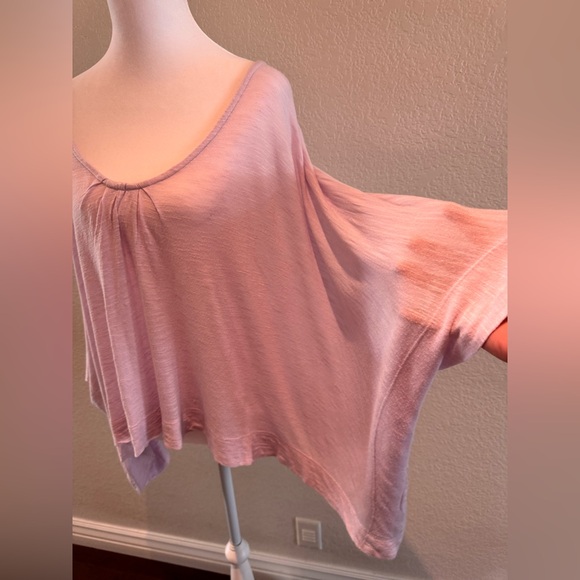 Jolie Dolman Oversized Tee - Porridge by Anthropologie – Lilac – Size Small - Picture 14 of 15